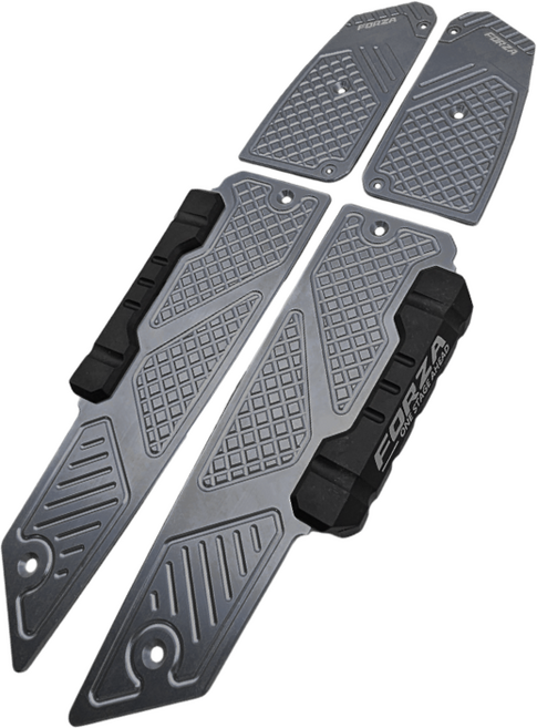 혼다 포르자 300/350 18-26년식 튜닝발판 미끄럼방지 오토바이발판 라이딩안정감 그립강화, 1개, 티탄