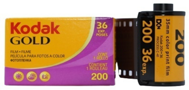코닥 골드 200 36컷 컬러 필름 35mm, 1개