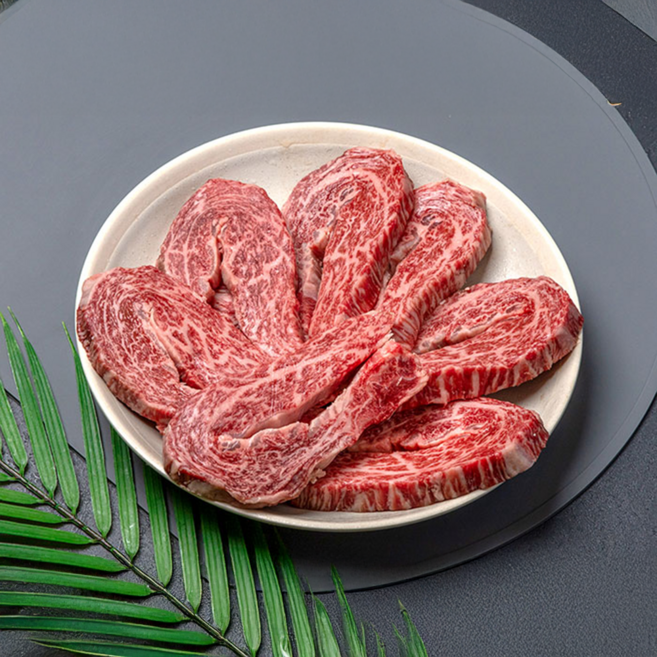 [투뿔한우] 1++등급 프리미엄 구이용 골라담기 세트, 1개, 꽃새우살(200g)