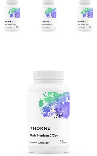 쏜리서치 베이직 뉴트리언트 투퍼데이 소프트젤 캡슐, 60정, 4개