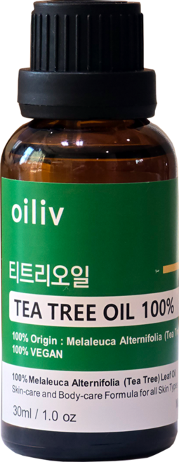 7위 - 유기농 티트리오일 100%원액 호주산 티트리잎 대용량 30ml 효능페이스오일, 1개