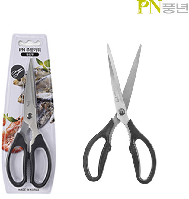 뉴라인 PN주방가위 분리형 90mm, 혼합 색상, 1개