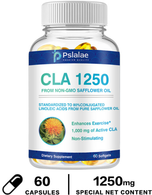Pslalae CLA 1250 紅花籽油, 60