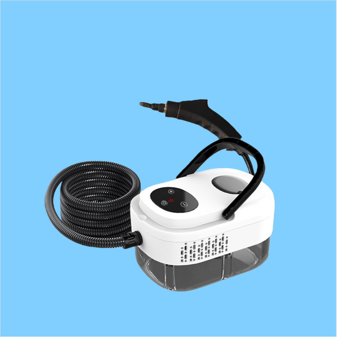 液晶款多功能油煙機 高壓高溫蒸汽清潔機 手提家用消毒 一體機, 白色按鍵款,美規110v