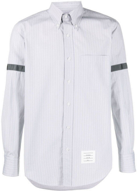 톰 브라운 그로그랭 암밴드 코튼 셔츠