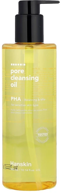 한스킨 포어 클렌징 오일 PHA 300ml (10.14 fl oz) HKI-63990 - 쿠팡