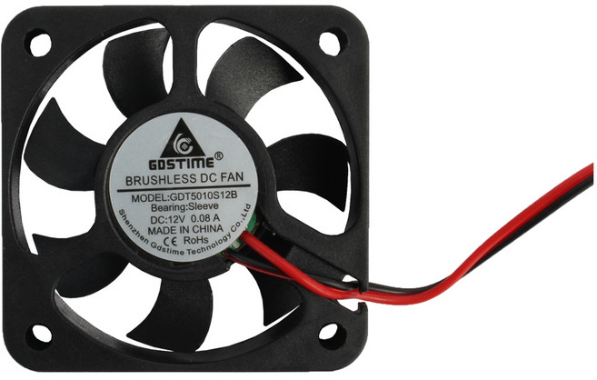 12V 쿨러 쿨링팬 50mm DM132, 1개