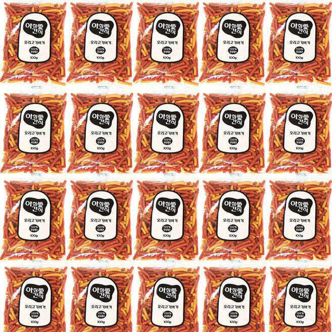 아침애간식 애견용 버거, 오리버거맛, 100g, 20개