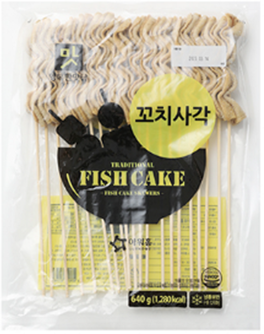 아워홈 꼬치사각어묵 (32gx20개입) 꼬치오뎅 꼬지오뎅 접사각 포장마차 어묵 오뎅국물, 640g, 8개