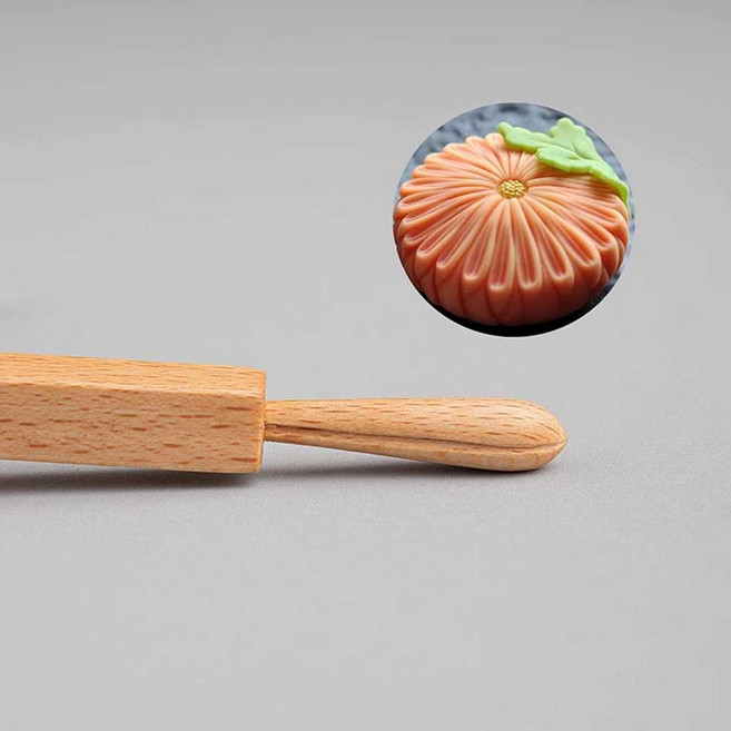 알약봉 떡도장 화과자 도구 일본과자 몰드 1. 원형봉(너도밤나무) 1. 원형봉(너도밤나무)