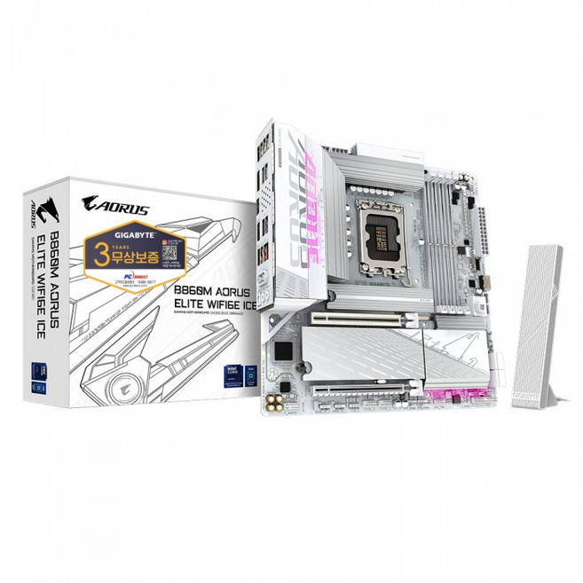 GIGABYTE B860M AORUS ELITE WIFI6E ICE 피씨디렉트