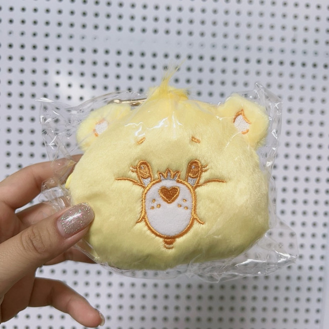 Care Bears 彩虹熊 玩偶, 1個, 黃色小熊零錢包
