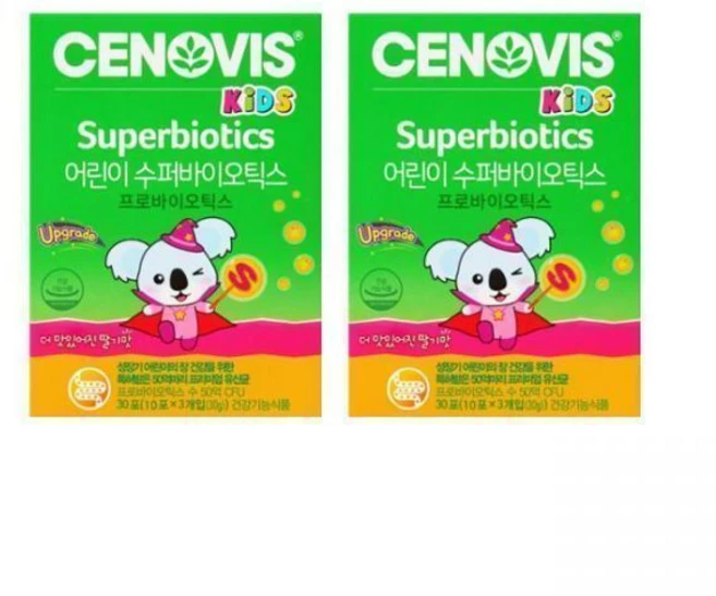 세노비스 키즈 어린이수퍼바이오틱스 (30포/30일분) 2개 멀티 고함량 영양제 - 쿠팡