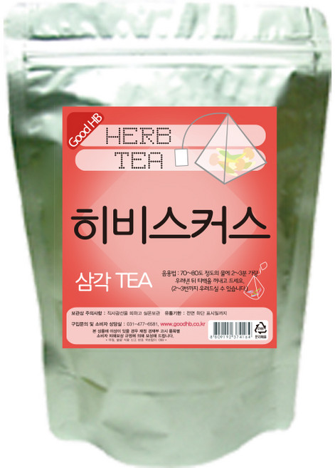 생분해필터 삼각티백 히비스커스 차, 1개, 25개입, 27.5g, 1.1ml