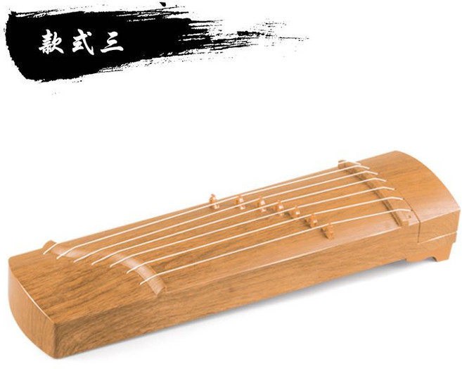 미니가야금 초보자 교육용 컬렉션 입문용 클래식., 3. 황갈색나뭇결, 1개