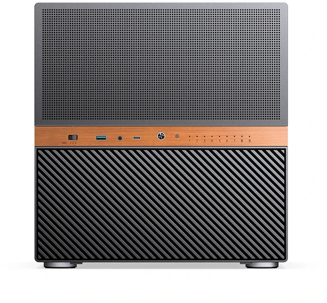 JONSBO N6 NAS 케이스 9개 하드 디스크 포지션 네트워크 스토리지 서버 MATX 섀시 240 수냉식 듀얼 전원 공, 01 N6 Black