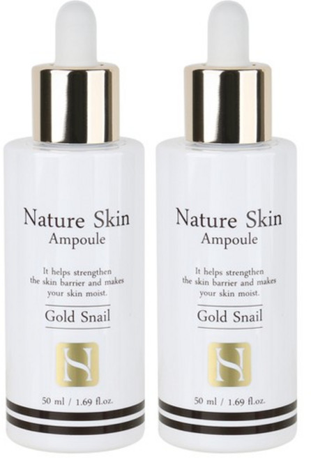 1+1 탄력케어 골드 스네일 앰플 50+50ml /뮤신콤플렉스 피부탄력