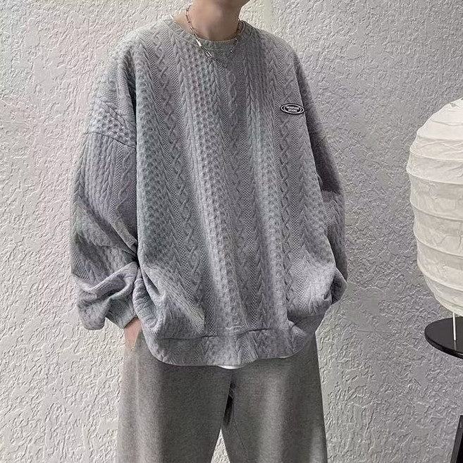 스타일닥터 모던 스트라이프 스웨터 박시 남성 니트