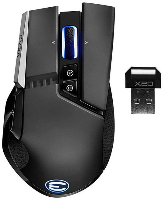 EVGA X20 무선 게이밍 마우스 10버튼 블랙 (903-T1-20BK-KR)100962
