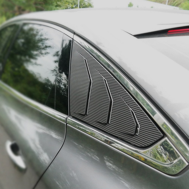 콘보이 SM6 C필러 아가미 플레이트 몰딩 2P, 본품6D카본, 필러