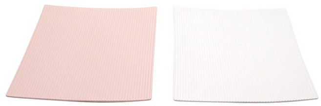 리르 정사각 대접시 9인치, 화이트, 1개