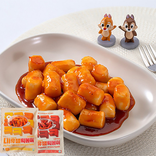 삼시오끼 비법소스 강정+기름 떡볶이 (2종세트) 떡복이, 1개