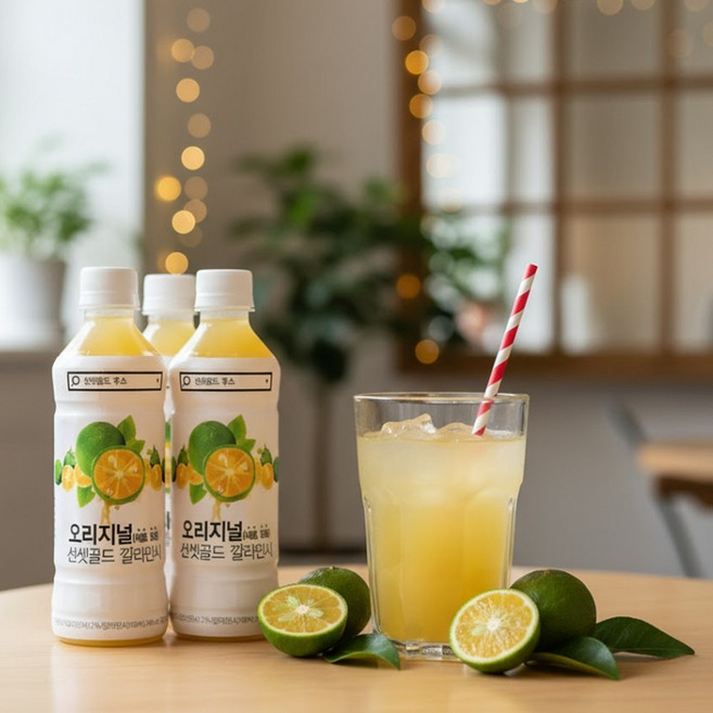 KGP프리미엄 열대 음료 오리지널 깔라만시 과즙음료 1박스, 20개, 340ml