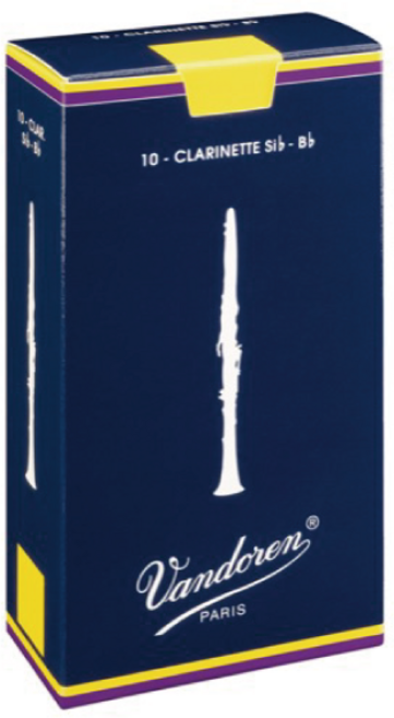 Vandoren 반도린 클라리넷 리드 트레디셔널 Bb, 1세트