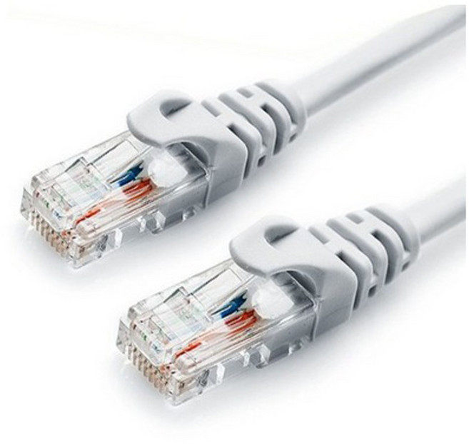 애니포트플러스 CAT.5E 랜선 15m, 그레이, 2개
