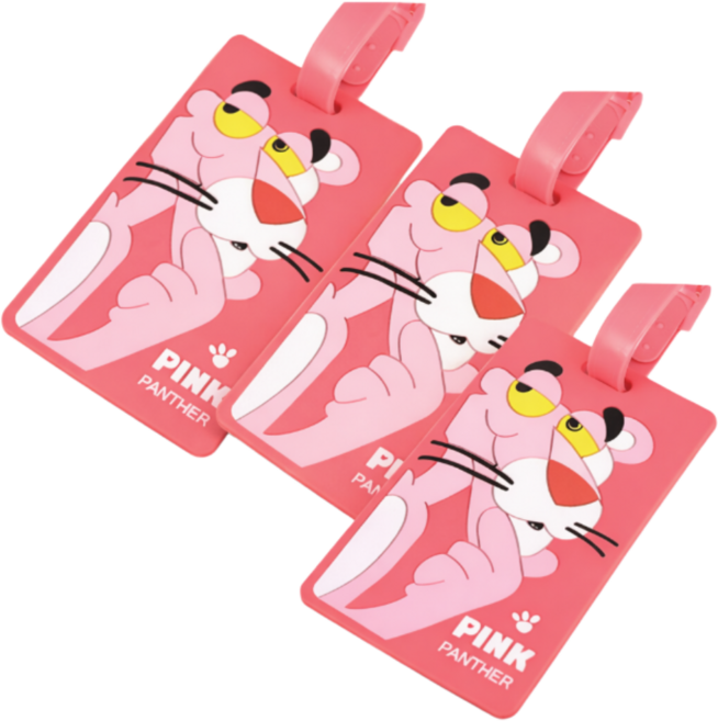 번쩍번쩍몰 눈에띄는 여행용 캐리어 네임택 3P