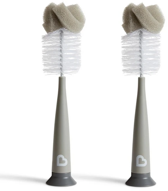 먼치킨 스펀지 병 브러시 그레이세이지 2개들이 1팩, Modern Bottle Brush, Sage, 1개 - 쿠팡