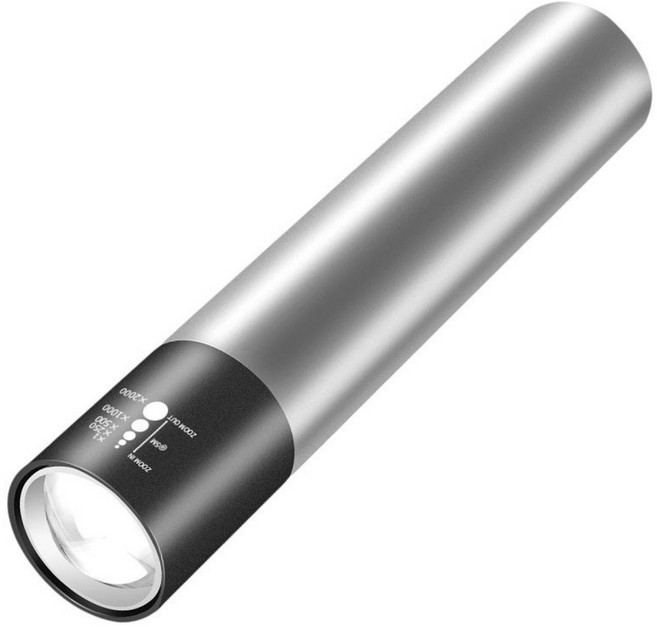 BIYING 660nm 850nm 雙波長紅光手電筒, 1個