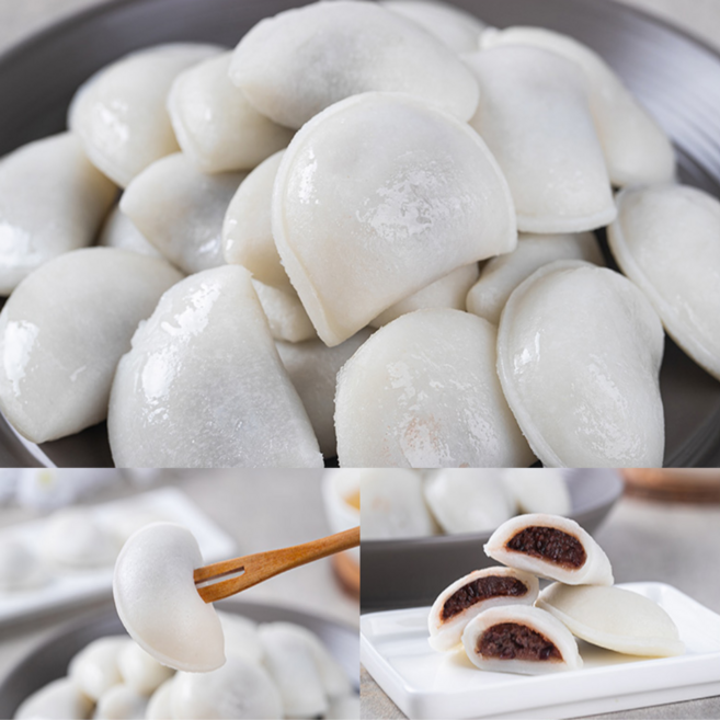 백미 바람떡 2kg 굳지않는 떡 / 식사대용 떡 영양간식, 1개