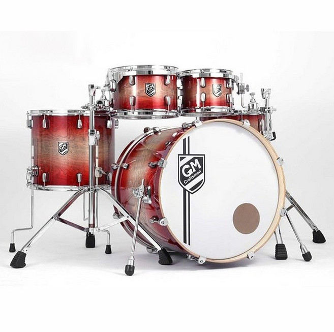 GM 어쿠스틱 드럼 5기통 심벌3장세트 포함 풀패키지, 클래식-민트, 1개