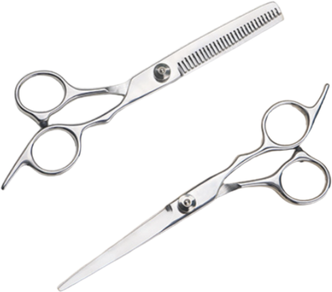 핀레스트 셀프 미용가위 숱가위 세트, 1개, 실버