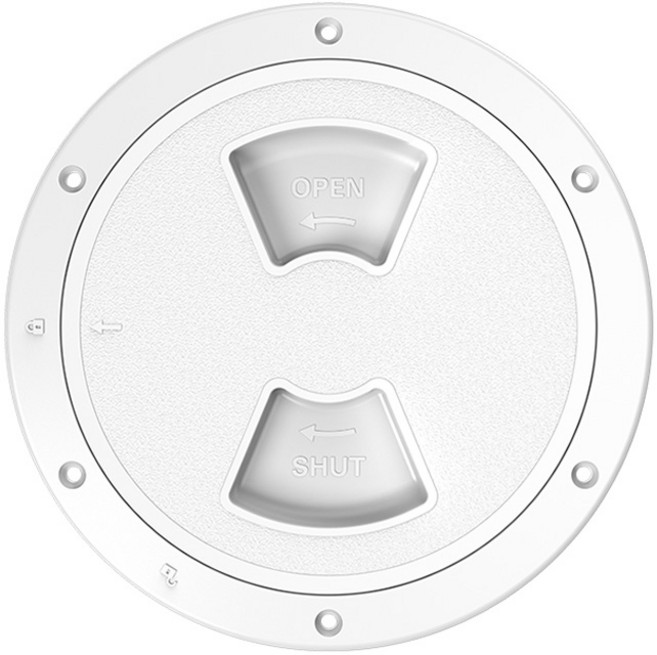 씨플로 데크플레이트 125mm 5인치 원형 해치 점검구, 화이트