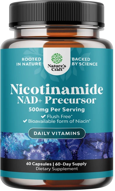 네이처스크래프트 니코틴아마이드 500mg 캡슐, 1개, 60정 - 쿠팡