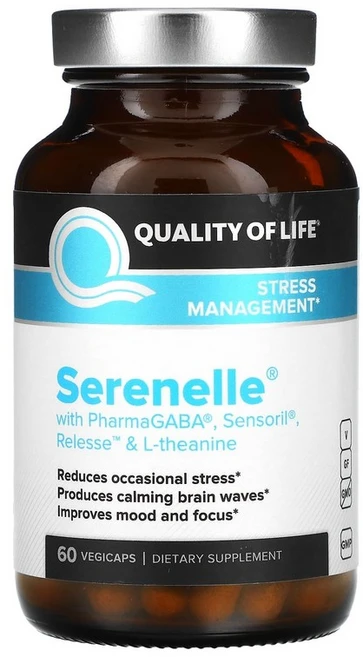 Quality of Life Labs 세레넬레 스트레스 매니지먼트 베지캡슐 60정, 상품 - 쿠팡