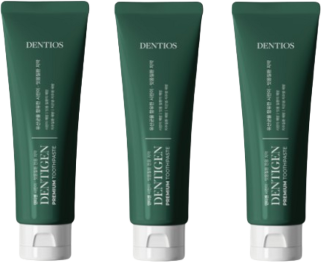 덴티젠 잇몸 전용 치약 3박, 3개, 100g