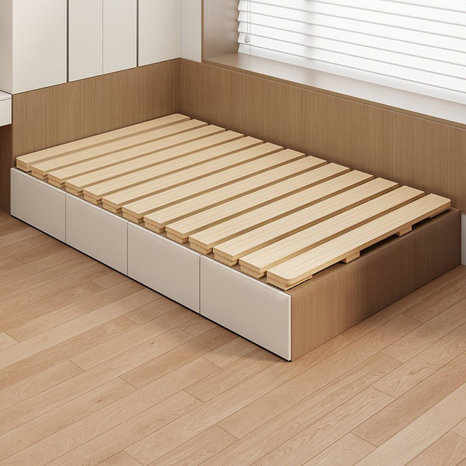 침대프레임 저상형침대프레임 접이식 원목침대프레임 미끄럼방지 침대깔판 슈퍼싱글침대프레임 통기성 매트리스깔판 킹침대프레임