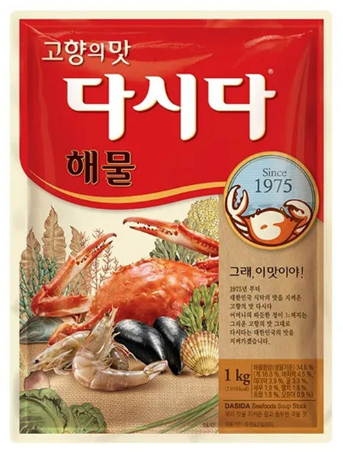다시다 고향의 맛 해물, 1kg, 3개