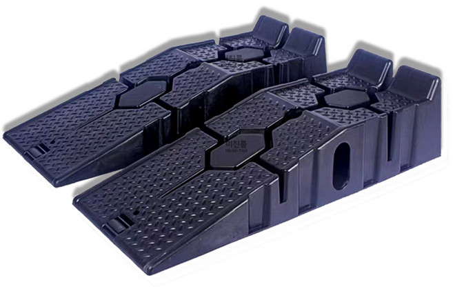 간이리프트 1세트(2개) 자동차 셀프 정비 경사로 카업 경사판 국내배송, 블랙, 1세트