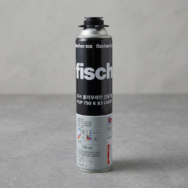 피셔 우레탄폼 15개 1박스 난연폼 단열용 건축용 피셔폼 틈새 방수 건용