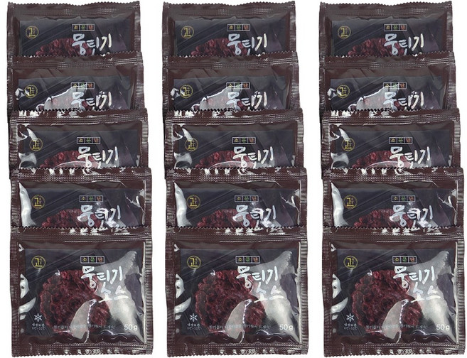 정담스토어 소문난 뭉티기소스 고기소스, 50g, 15개