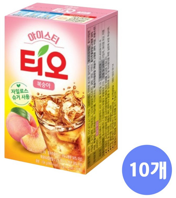 동서 티오아이스티(복숭아), 13g, 18개입, 10개