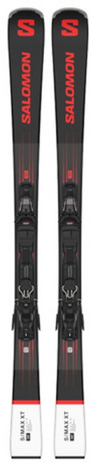 살로몬 스키 플레이트 S/MAX XT+M10 GW 바인딩포함 470446, 블랙×레드, 1개