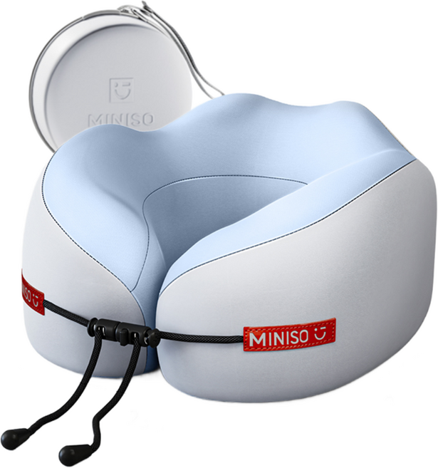 해피바스켓 여행용 목베개 360도 고정 목꺾임방지 휴대용 기내용 차량용 수면쿠션