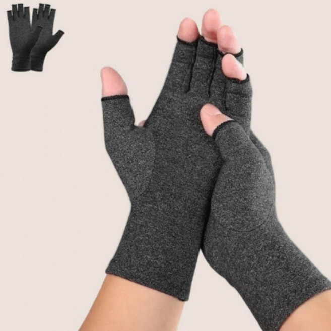 미끄럼방지 다한증 글러브 오픈 핑거 손 땀 장갑 반장갑