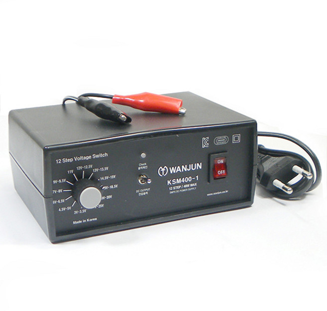 다용도 멀티 아답터 1.2V 1.5V 3V 5V 6V 7.5V 9V 12V 14V 15V 16V 24V 25V 어댑터 모음, KSM400-1, 1개