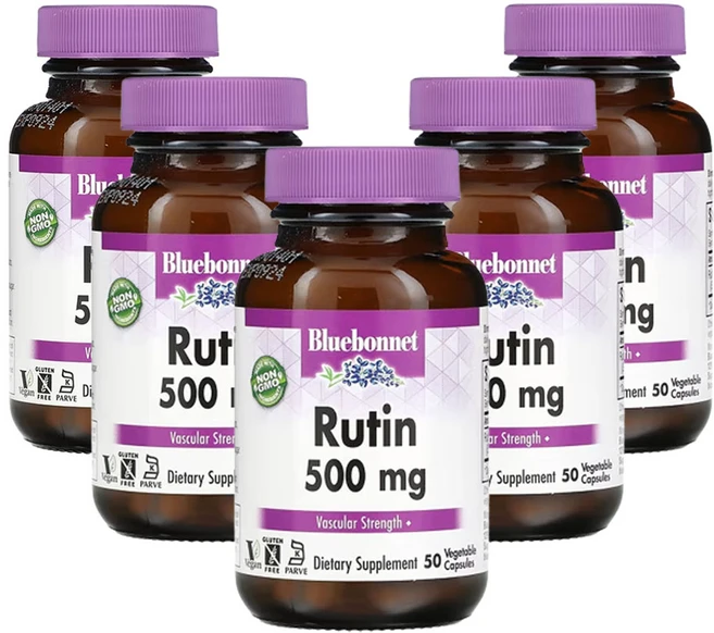 블루보넷 뉴트리션 루틴 500mg 베지 캡슐 50정, 5팩 - 쿠팡